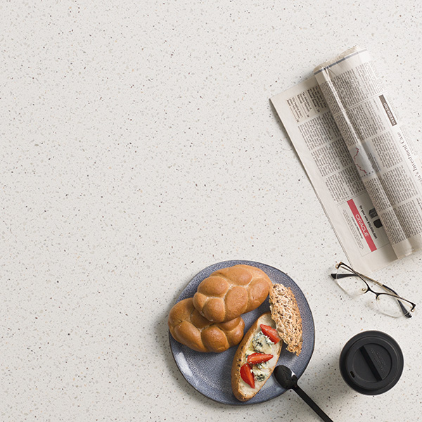 TERRAZZO Series Marmo Bianco: Placas de Superficie Sólida 